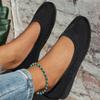 Модные популярные осенние женские туфли на плоской подошве с круглым носком и неглубокой подошвой для женщин, женские туфли на плоской подошве без застежек, повседневные туфли на платформе для отдыха на открытом воздухе