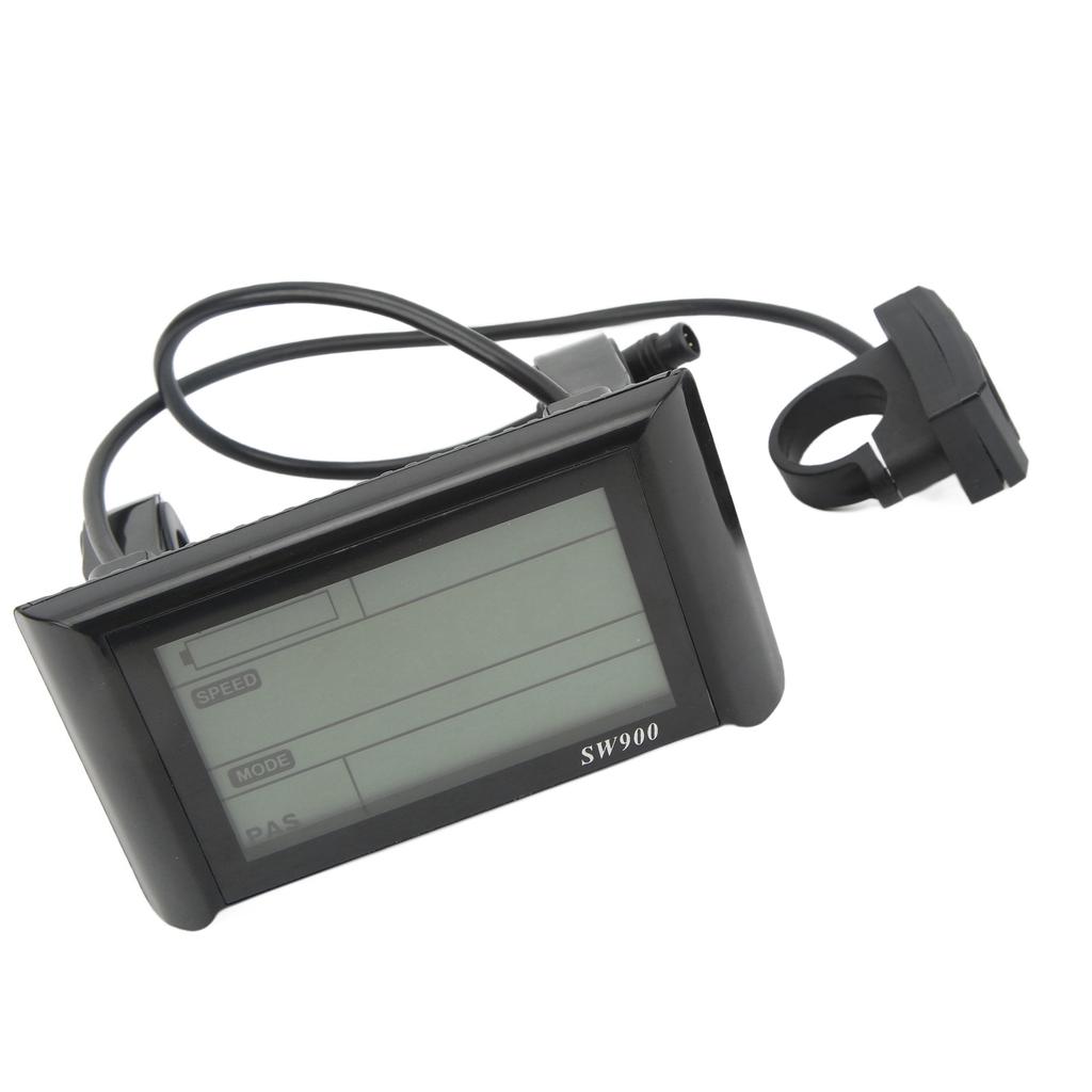 Electric Bike LCD Display Electric Scooter SW900 LCD Display Meter with Waterproof Connector