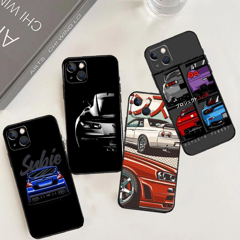 Спортивный автомобиль JDM Дрифт Для Realme GT7 Pro GT6 10 11 12 13 14 15 Pro Plus C55 C67 C63 C61 C53 C35 C65 C75 C71 Чехол
