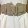 Women Waist Belts Fashion Stretch Elastic Wide Belt Dress Adornment Waistband