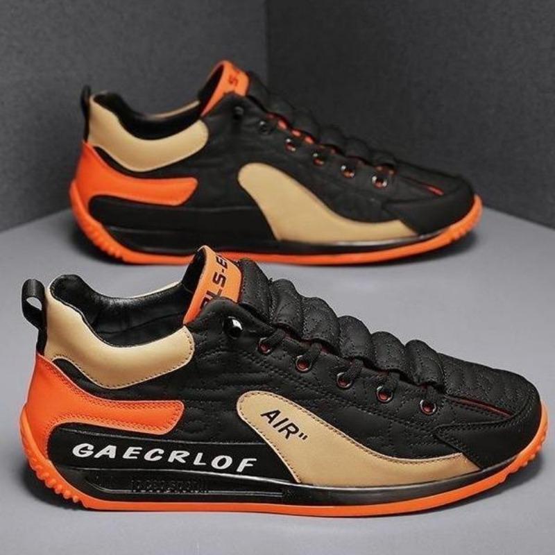 Спортивная обувь Пара кроссовок с мягкой подошвой Модная повседневная обувь из микрофибры и кожи для увеличения роста