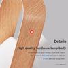 Nordic LED Pendant Light Wood Hanging Lamp Black White For Bedroom Dinnming Room Background Home Indoor Lighting Fixtures