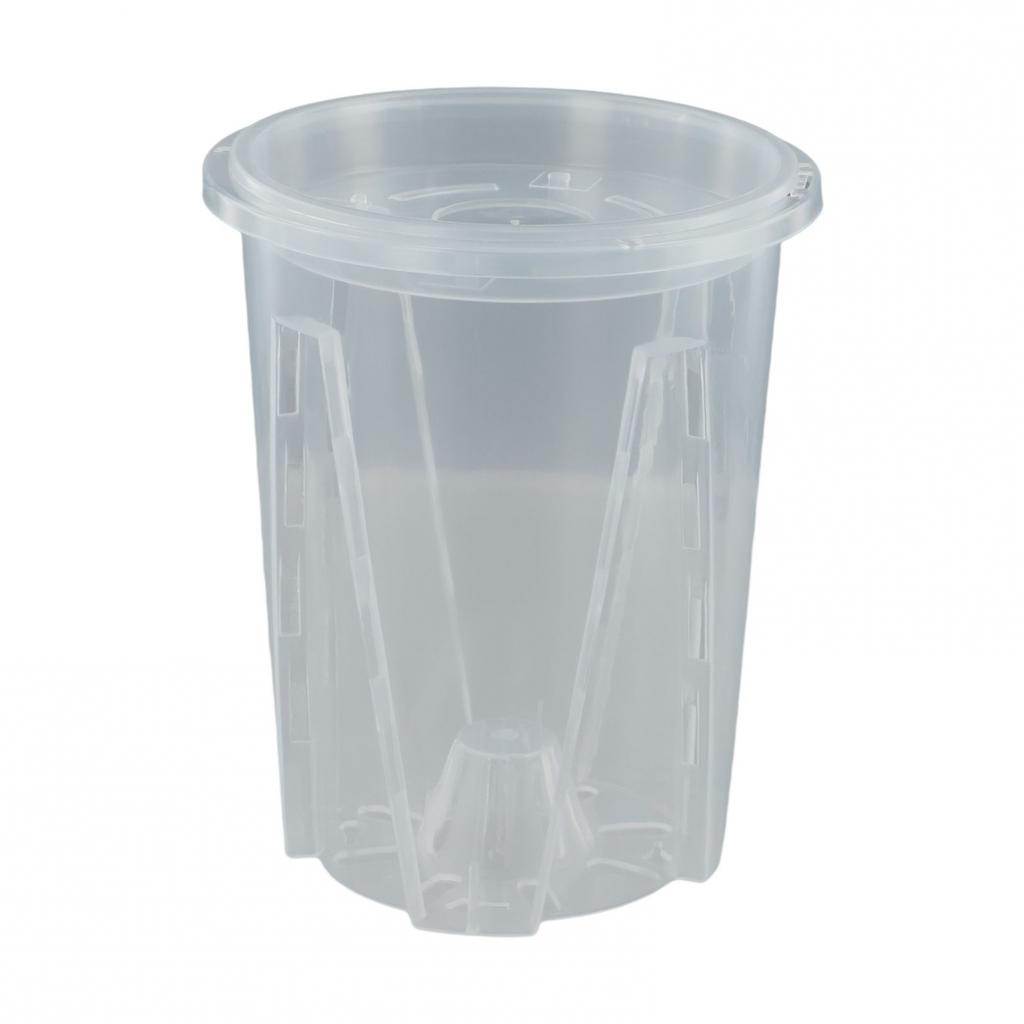 Прозрачные пластиковые горшки для рассады растений с поддоном. Необходимые инструменты для любителей растений.