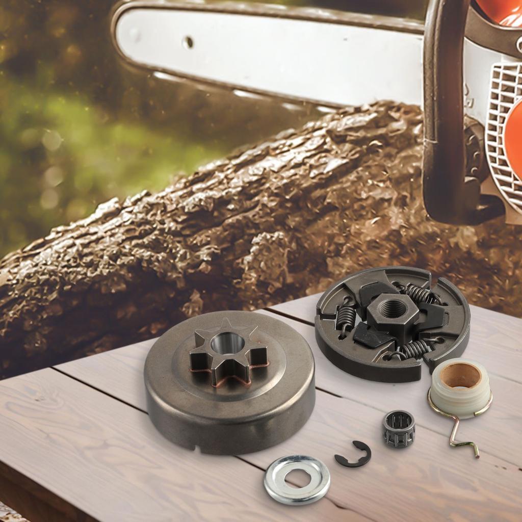 Игольчатый подшипник Комплект барабана сцепления Масляный насос Шайба E-clip Цепная пила Outdoor