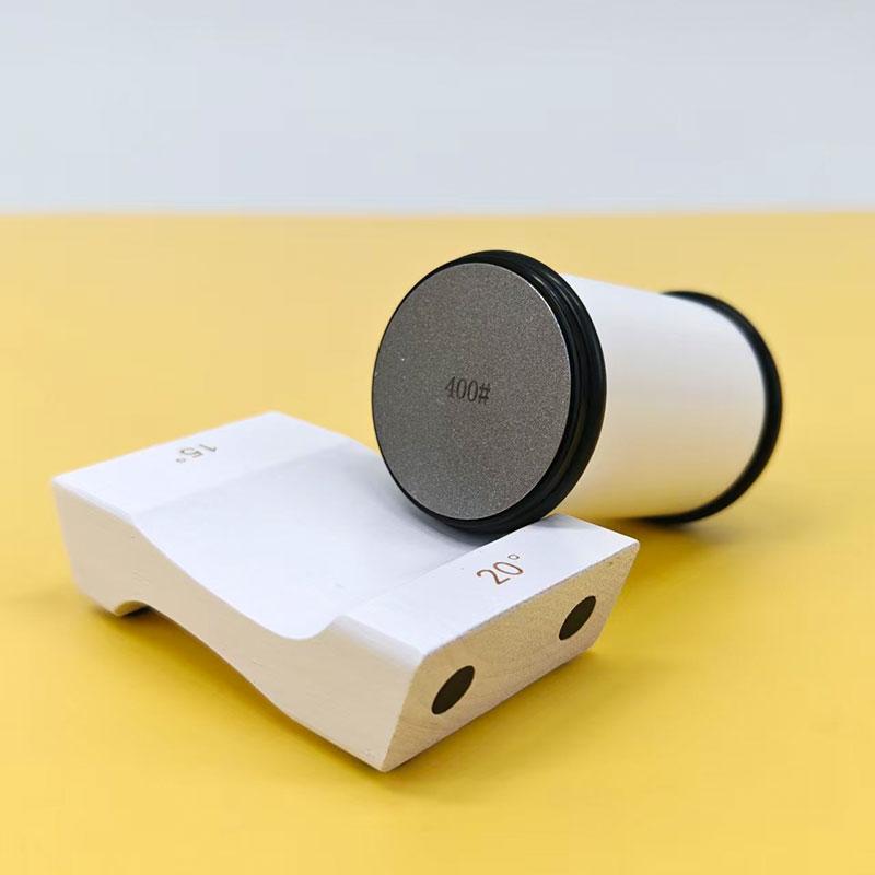 Точилка для ножей Rolling для точилки Straight Edge с магнитным углом 15/20° для кухонных ножей, набор точильных камней