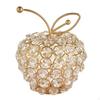 Crystal Rhinestone Pear Ornament Home Wedding Desk Decor, Living Room Bedroom Decoration Art Figure