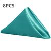 Handkerchief Luxury Soft Wedding Table Cloth Dinner Decor Faux Satin Cloth Square Table Napkins