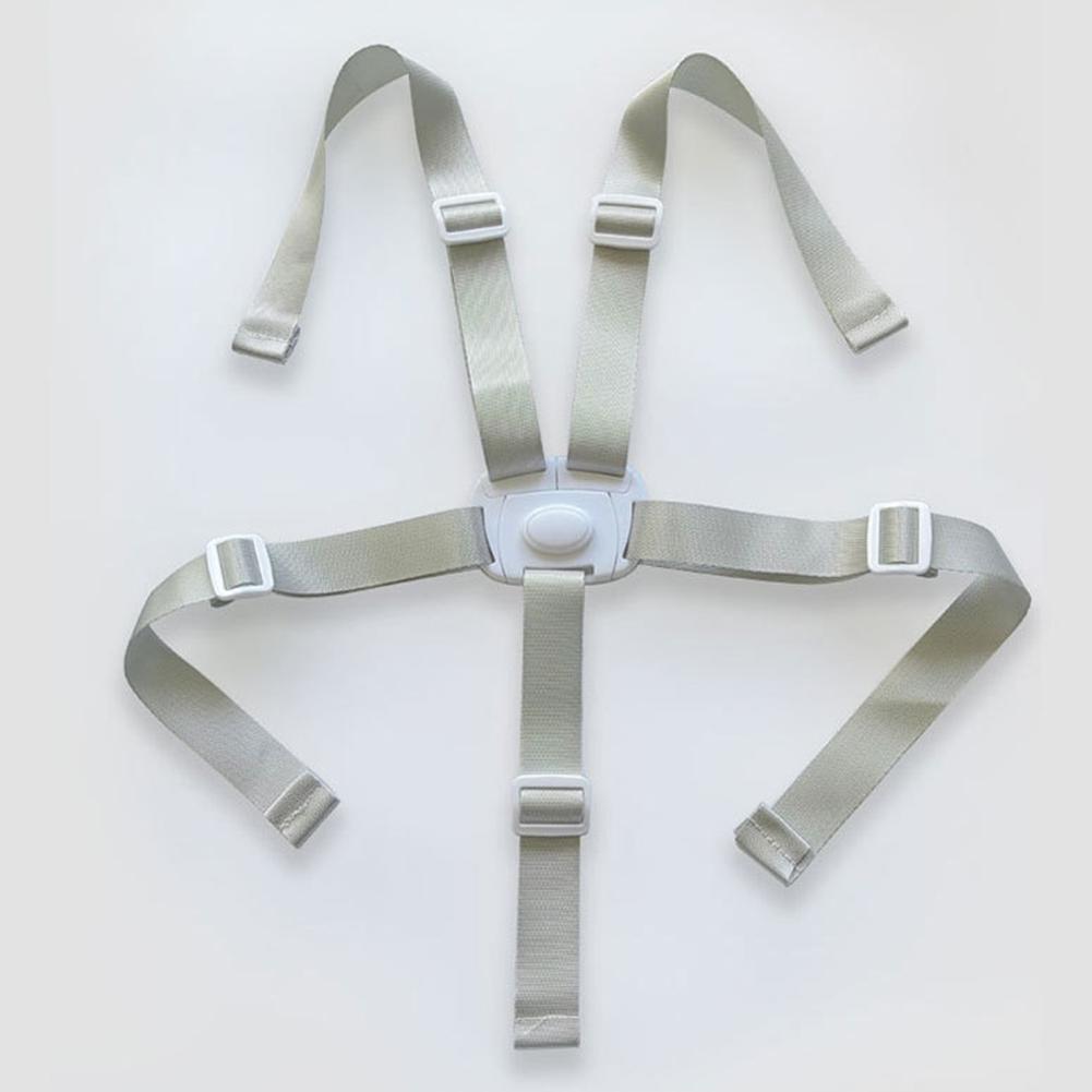 Children's Dining Chair Safety Belt 5 Point Baby Safety Strap Belt Adjustable Baby Seat Security Belt Kid's Chair Accessories