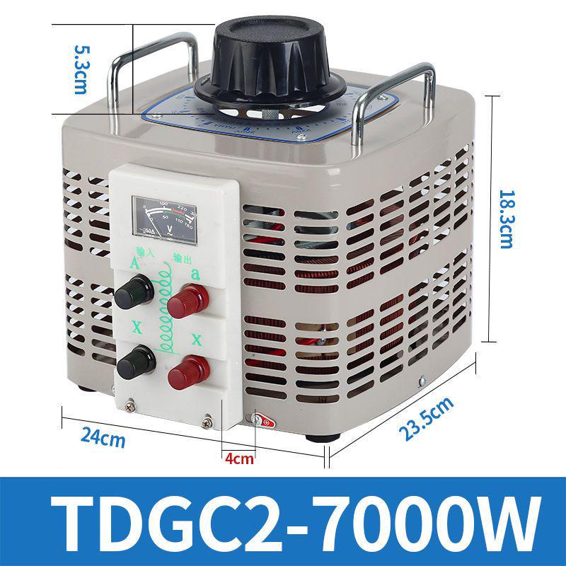 220V Single-Phase TDGC2-500W Autotransformer 5kW Foam Cutter Regulator 0-250V