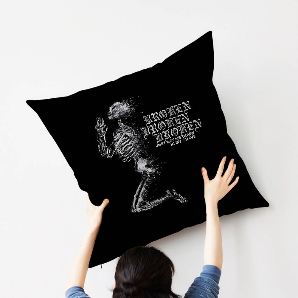 Hip Hop Suicideboys Fashion Cushion Cover Polyester Sofa Cushions Decorative Throw Pillows Home Decoration Pillowcover