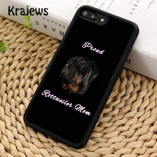 Krajews Rottweiler Dog Soft Phone Case Cover For iPhone 14 5 SE 6s 7 8 Plus X XR XS 11 12 13 Pro Max Samsung Galaxy S21 S22ultra