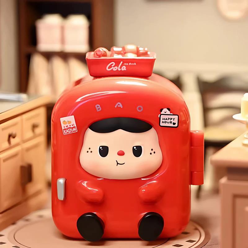Heyone Baobao'S Small Kitchen Blind Box Cute Collectible Figure Desktop Decoration Car Ornament Birthday Gift For Kids And Anime