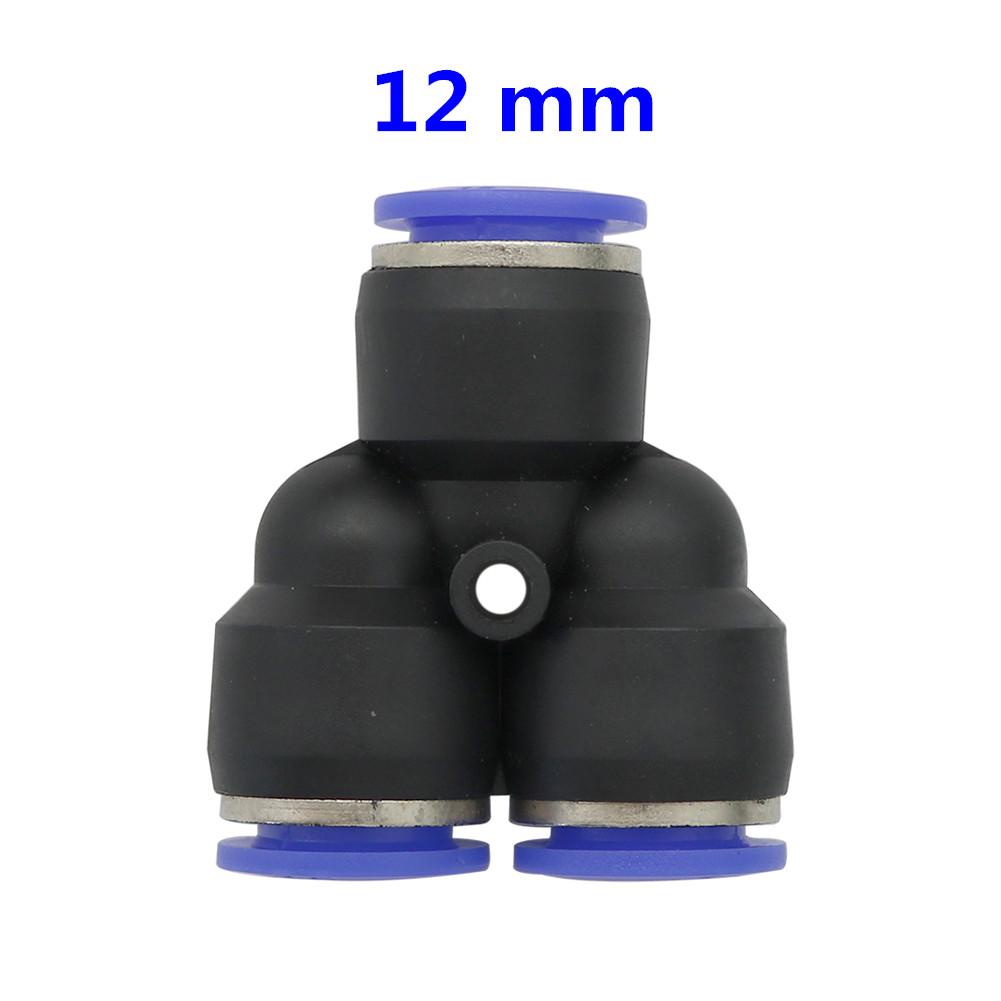 4/6/8/10/12/14/16mm Interface Slip-Lock Y Shape Quick Connector Garden Irrigation Water Pipe Coupling Pneumatic Pipe Fitting 5Pcs