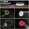 -в-1 Кемпинговая гирлянда 360° Освещение IPX4 Водонепроницаемая USB-зарядка Длина 7м/10м для Кемпинга На Открытом Воздухе Прочная Портативная