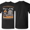 Men Yellowstone Montana USA Dutton Ranch Vintage T Shirts  100% Cotton Tops Novelty Short Sleeve Crewneck Tees Printed T-Shirts