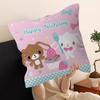 Мультяшная Милая Подушка-Чехол S-Sugarbunnies Чехол для Подушки-Пледа в Машину Чехол для Подушки на Диван Машину Рождественский Подарок 40x40см 45x45см