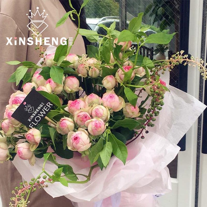 Цветочная тишью бумага в корейском стиле для упаковки букетов и украшения подарков