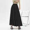 Cotton Linen Wide-legged Trousers Women's Summer Lazy Trousers High-waisted Thin Trousers Nine-minute Trousers