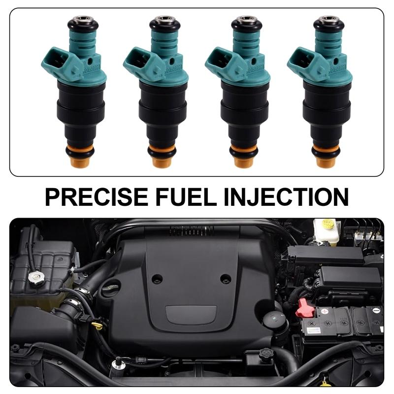 4 шт. 0280150996 Форсунка топливная для Lada Samara Forma Niva 112 1.5L 1.7L L4 1991-2014 0280158110