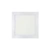 Plafonnier LED Carré EDM - 23cm - 20W - 1500lm - 6400K - Blanc - 31595