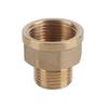 1pc Brass Water Pipe Hex Bushing Reducer Adapter 12BSPT Male and 34BSPT Female Thread
