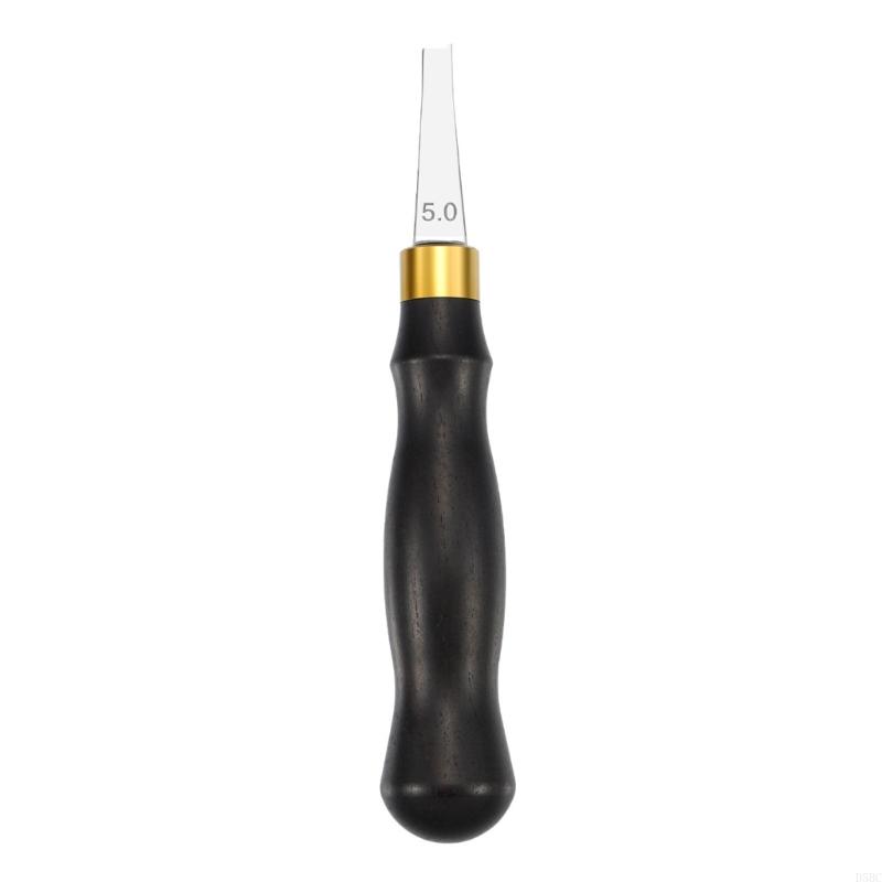 2.0 2.5 3.5 4.5 5.0mm Leather Edges Crafting Tool Leather Edges Creaser with Handle Leather Craft Tool