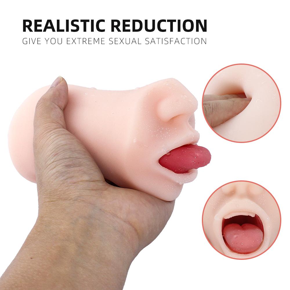 Новый Мужской Мастурбатор Настоящая Карманная Киска Сексуальный Рот Искусственный Вагинальный Секс-Игрушки Для Взрослых для Мужчин Интимные