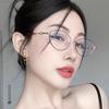 Korean Style Glasses for Women Cat Eye Shape Pearl Decoration Glasses Frames Y2K Stylish Decorative Glass