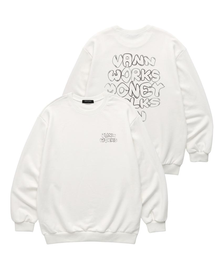 VANNWORKS Money Talks Sweatshirt (Vls0123) White