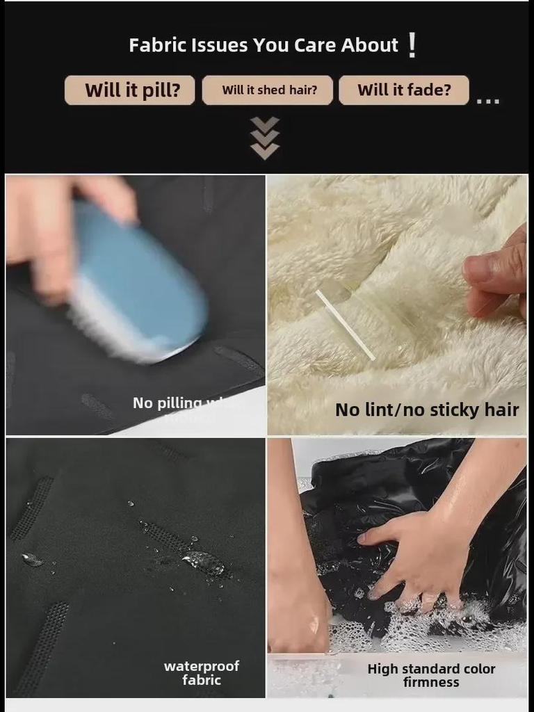 Men's Plus Size Thickened Fleece Cotton Winter Pants - Warm, Trendy, and Casual