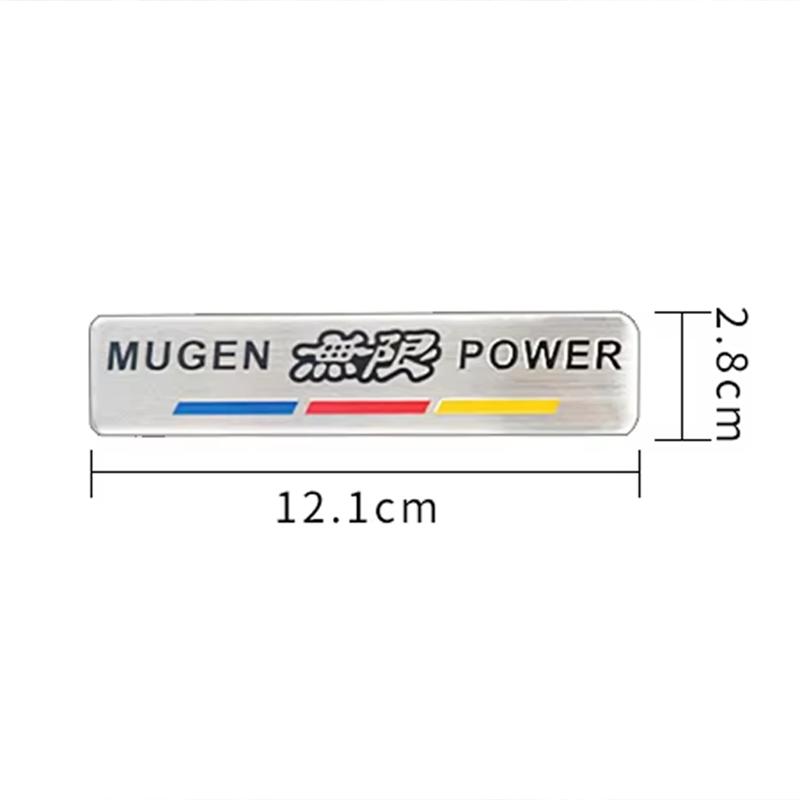 hbdf4 Car Logo Aluminum Label Stickers Decorative Accessories For Honda Civic Fit Jazz Accord Pilot CRV Odyssey Passport City Shuttle