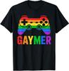 Funny Gaymer Rainbow Game Pride LGBT Support Unisex T-Shirt