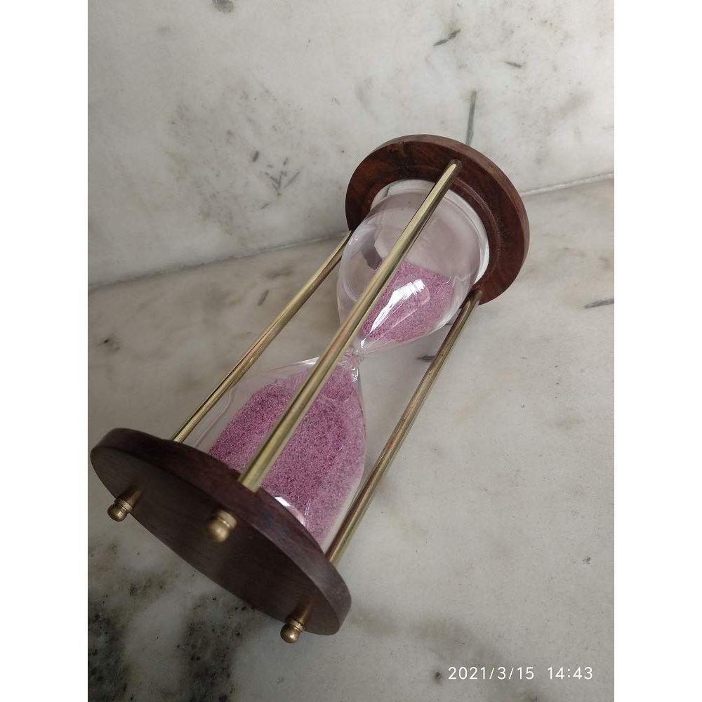 Сделка на антикварные декоративные подарочные предметы для возлюбленного, друзей и родственников. Розовые песочные часы|Песочные часы|Песочные часы|Песочные часы|Высота 6 дюймов|5 минут