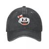 Ретро Кепка Cupshot Cuphead Бейсболка Мужская Женская Потертая Джинсовая Кепка-Snapback Летняя для Улицы Подарок Кепки