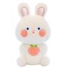 Peach Cartoon Rabbit Plush Toy Stuffed Doll Animal Decoration Cute Kids Gift