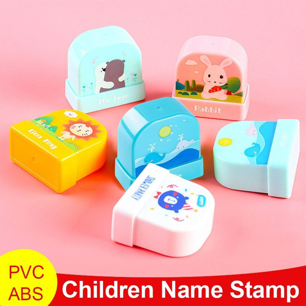 Мультфильм Водонепроницаемый DIY Детская Одежда Книги Маркировка Дети Имя Штамп