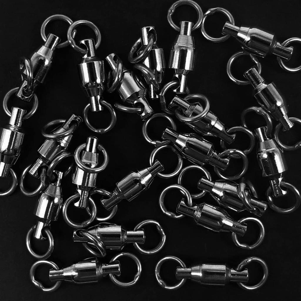 Atibin Джиггинг Нержавеющая сталь Высокопрочный Подшипниковый Застежка Приманка для Луфаря Ручей 50 кг Вертлюги, Набор 25 штук, Вертлюги, Вертлюги, Рыбалка, Рыбалка,