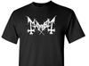 Футболка с логотипом Mayhem black metal