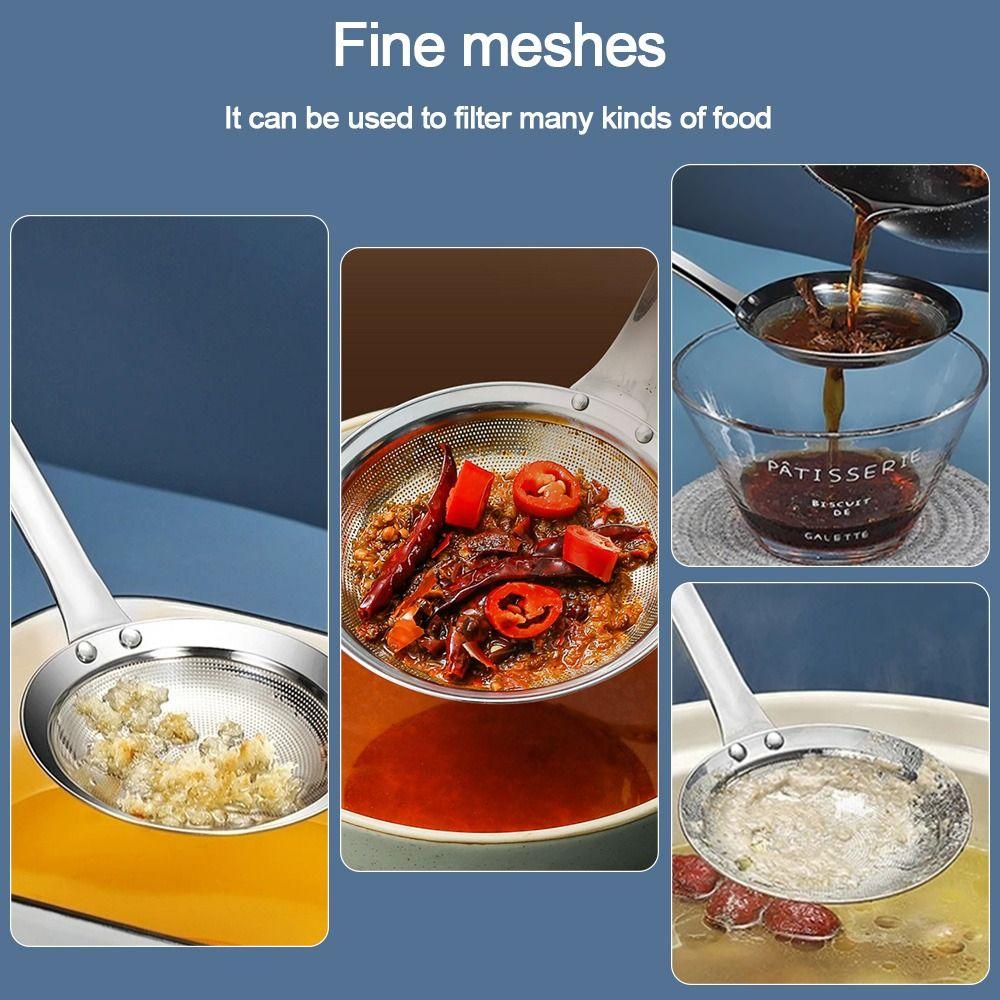 Ложка для удаления жира и пены из нержавеющей стали 304, фильтр для горячих горшков, кухонные гаджеты, инструмент