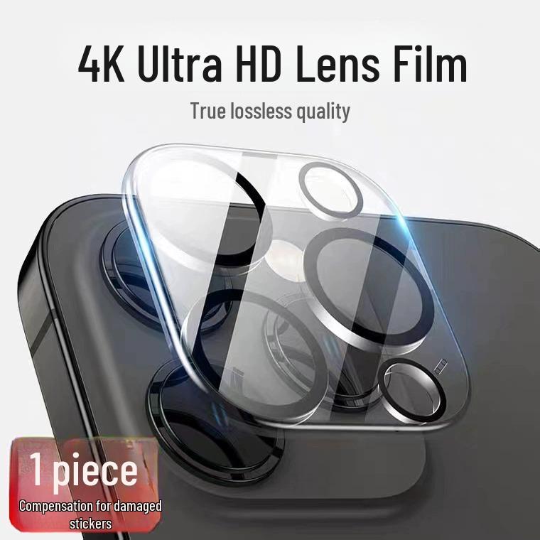 Ударопротектор линз для моделей iPhone, включая 16, 15 Plus, 14 Pro Max и 13/12 заднюю камеру