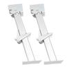 2PCS Telescoping Stabilizer Jacks - 650 lbs Support and 1000 lbs Capacity Swing Down Stands for RV Trailers