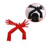 Wetlook Latex Arm Length Gloves Faux Leather Evening Club Opera Cosplay Dress Up Accessories Long Full-finger Gloves