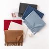 Women's Cashmere-Feel Solid Winter Scarf