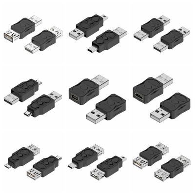 Переходник USB-A-Micro USB с разъема «папа-мама» на разъем Micro USB, двунаправленный разъем U-диска, повторитель USB