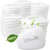 50 Pieces Of Respirator Filter Cotton, 5N11 Replaceable Particulate Filter Cotton, Suitable For Gas Respirators 6000, 6100, 6200, 6800, 7501,7502