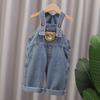 Blue Cute Soft Cotton Baby Boys Overalls Spring Autumn Kids Cartoon Long Pants Casual Girls Jumpsuits Children Clothes Suspender Trousers