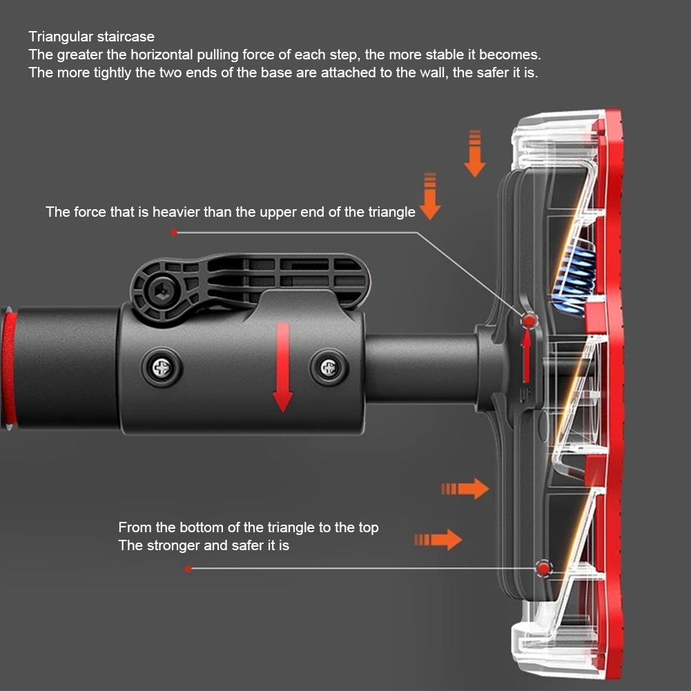 Горизонтальная перекладина для двери Настенная Бытовая Большая Фитнес-перекладина Без сверления Регулируемая Турник для Подтягиваний Тренировочные Перекладины для Тренировки Рук