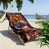 Firefighter Print Beach Towel, Large Soft Quick Dry Towel for Beach Camping Swimming