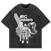 Винтажная стираная хлопковая футболка ARC Raiders для мужчин/женщин