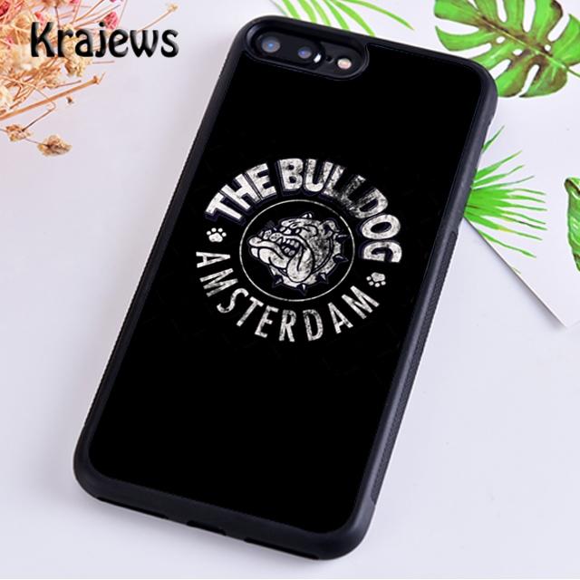 Krajews English Bulldog heartbeat TPU Phone Case Cover For iPhone 17 Air 16 15 14 plus 11 12 13 pro max coque Fundas